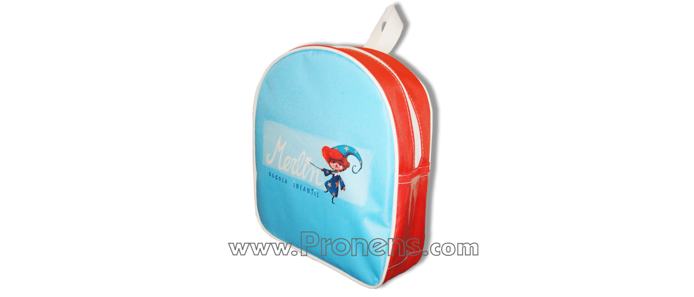 Mochilas escolares originales guardería y escuelas con logos a colores