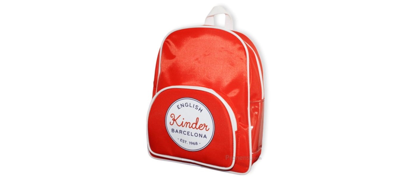 Mochila escolar con dos bolsillos - Mochilas escolares Pronens