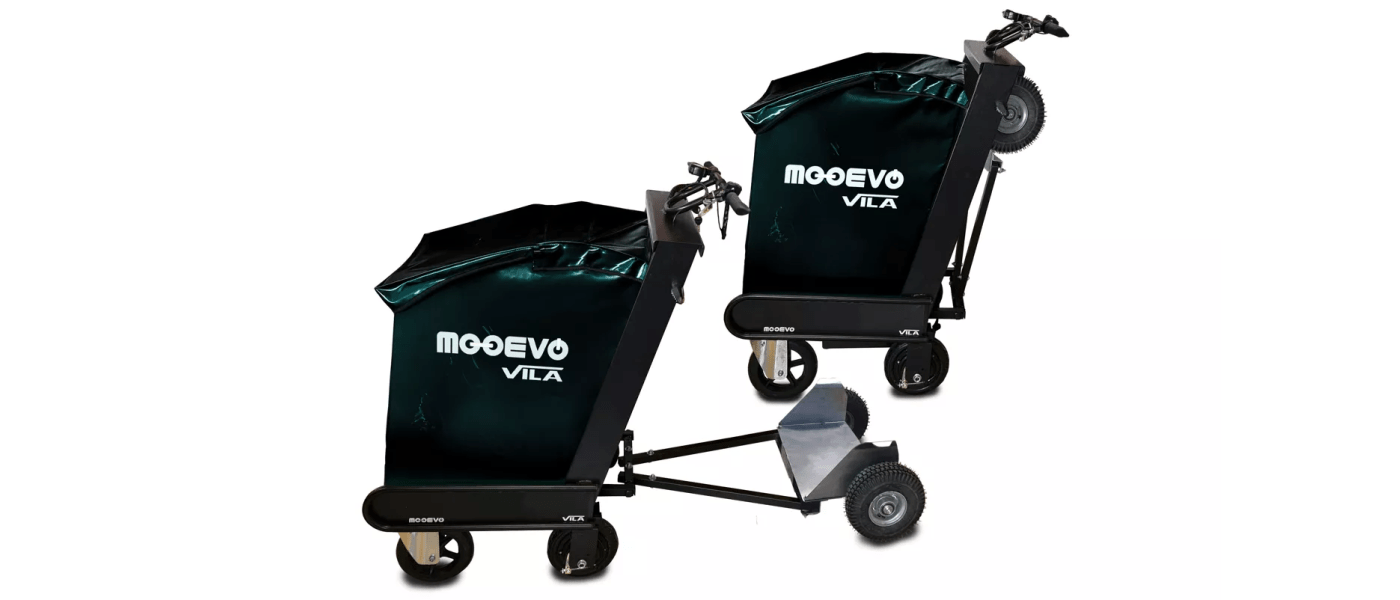 Manufacturer of customized bag for personal electric delivery car - black