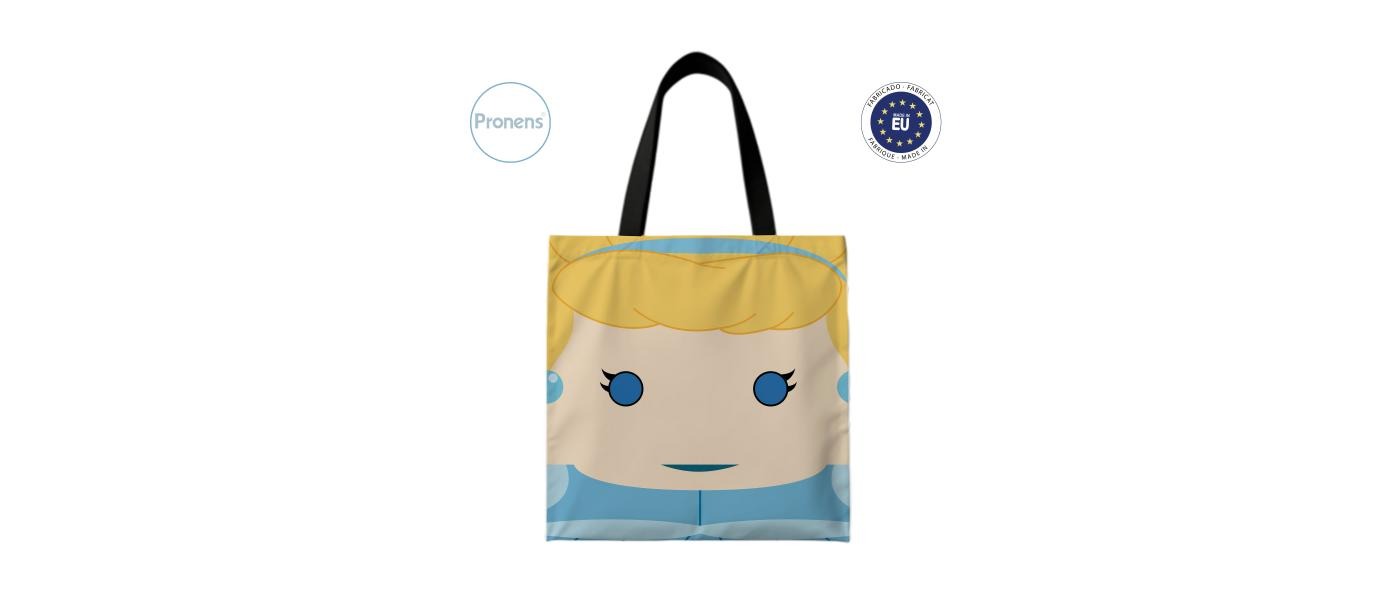 Manufacturer of custom polyester tote bags with designs on the entire surface