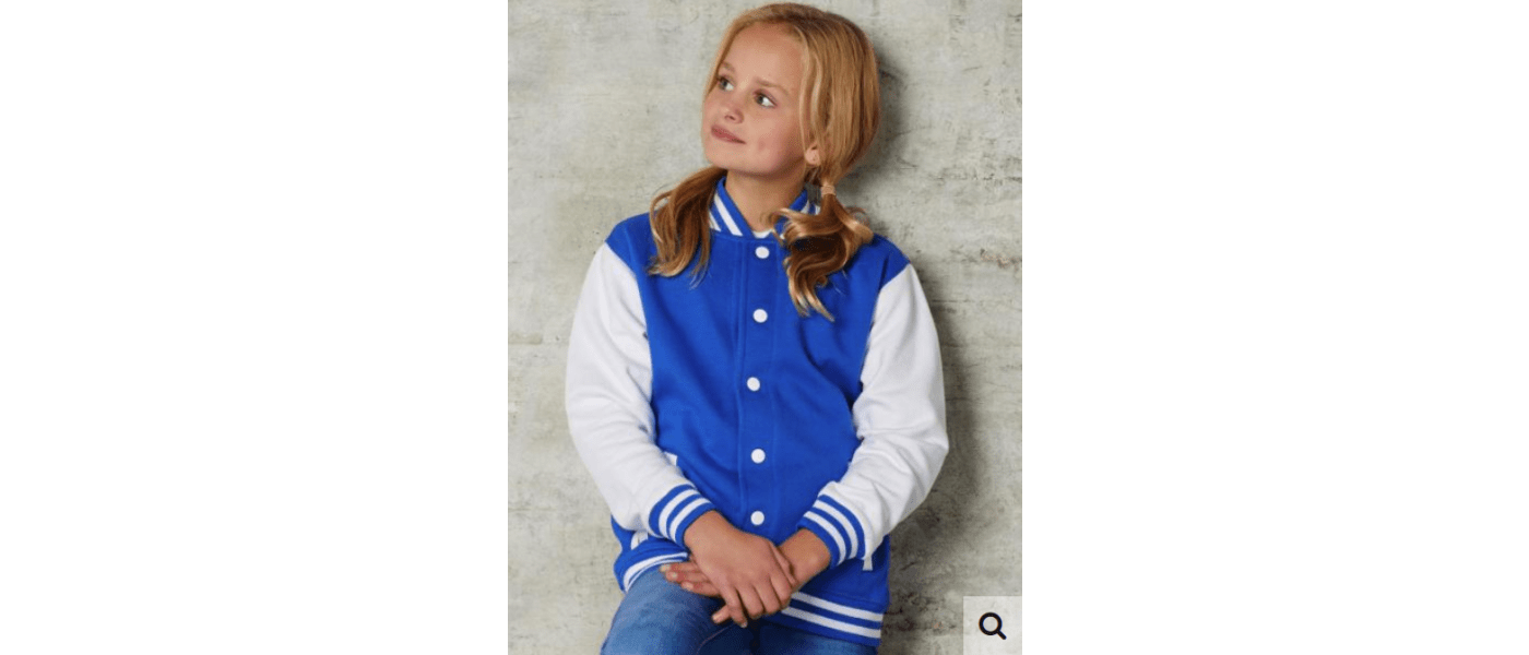 Jaqueta universitària blau intens - Jaqueta universitària Pronens