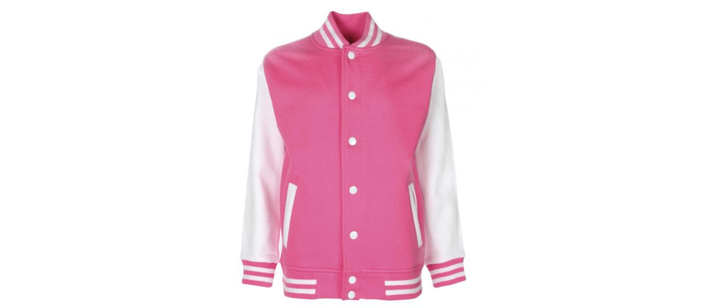 Jaqueta universitària rosa - Jaqueta universitària Pronens