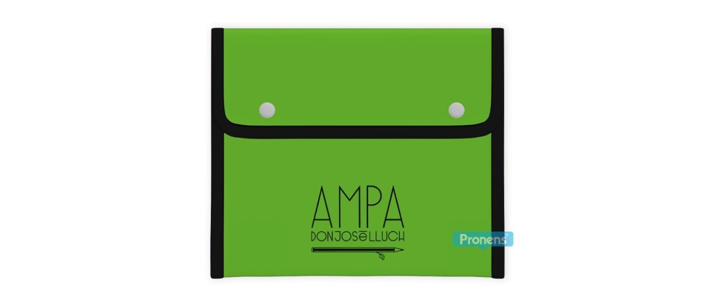 Eco-friendly snack and sandwich bag wrapper Ampa Don José LLuch School