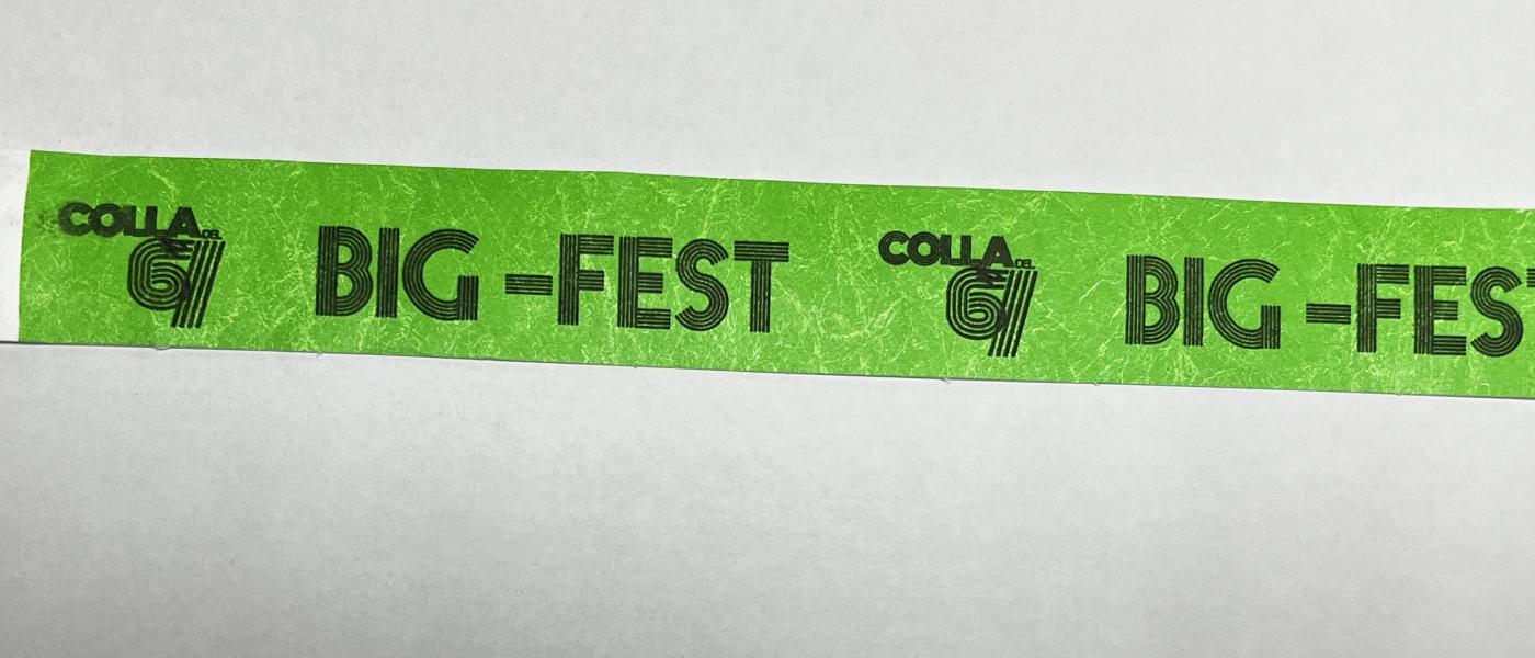 Fabricant de polsera econòmica de paper Tyvek irrompible festival big fest