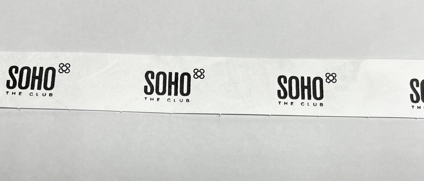 Fabricant de Polsera econòmica de paper Tyvek irrompible discoteca Soho