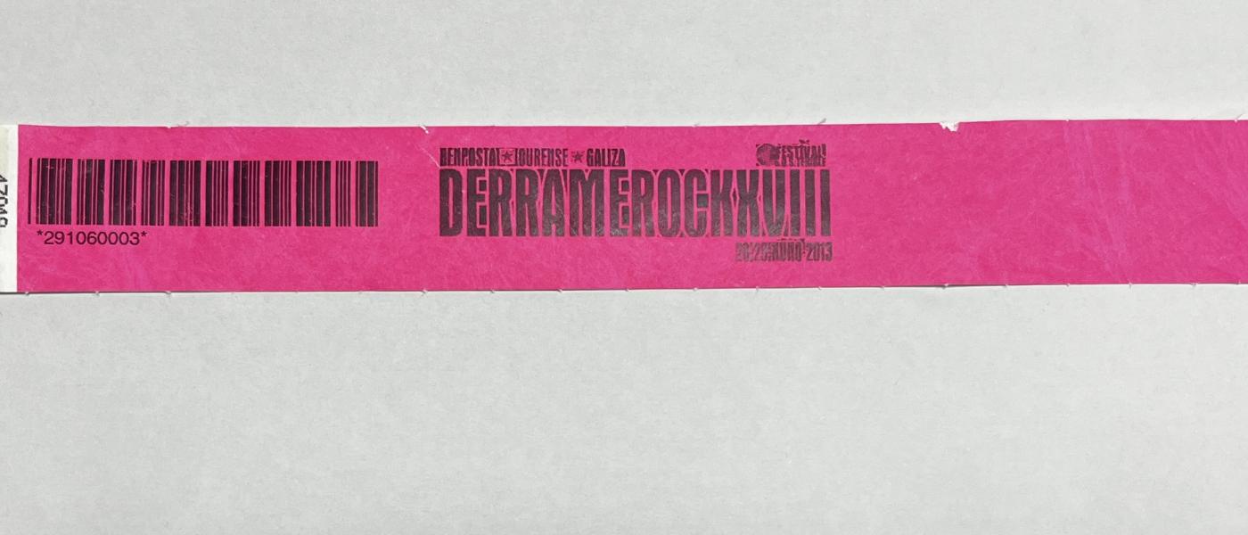 Fabricant de Polsera de paper Tyvek irrompible Festival Derrame Rock