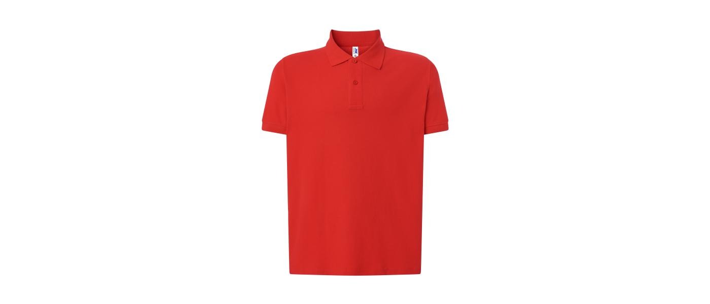 Manufacturer custom corporate piqué polo - red