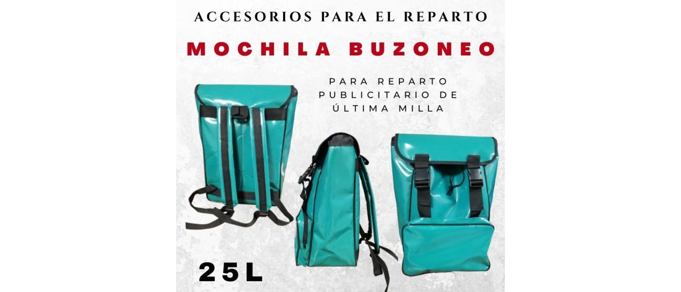 Fabricante mochila buzoneo para reparto publicitario y ultima milla