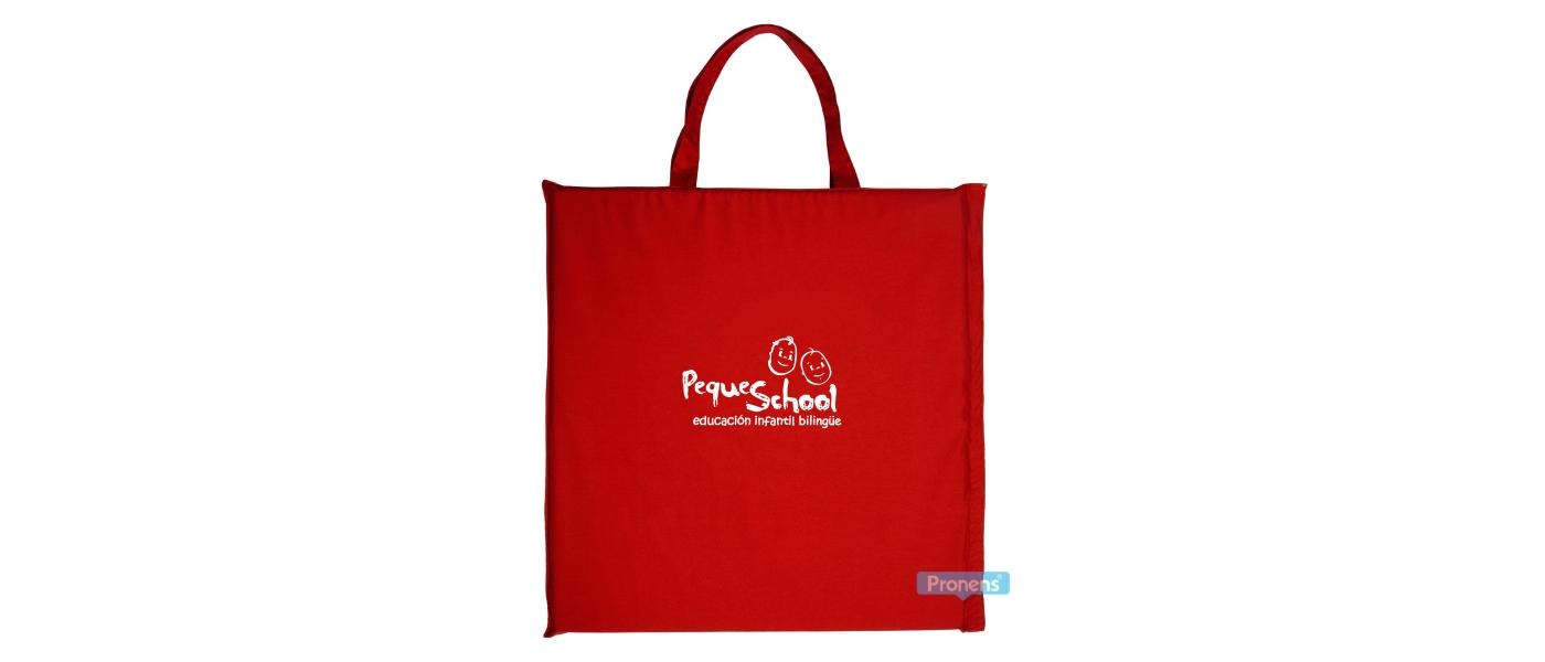 Colchoneta plegable márfega guardería de color rojo para escuela infantil Peque School