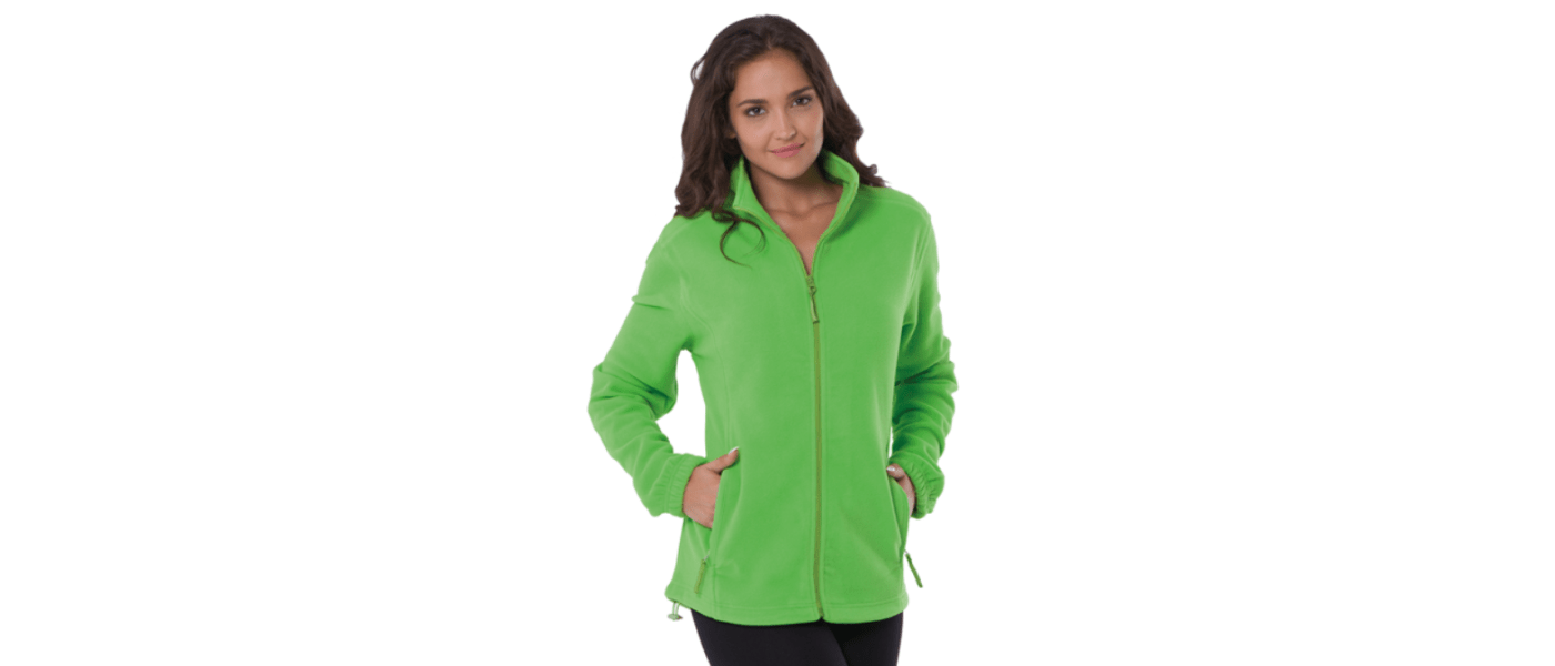 Customized fitted polar fleece manufacturer - pistachio