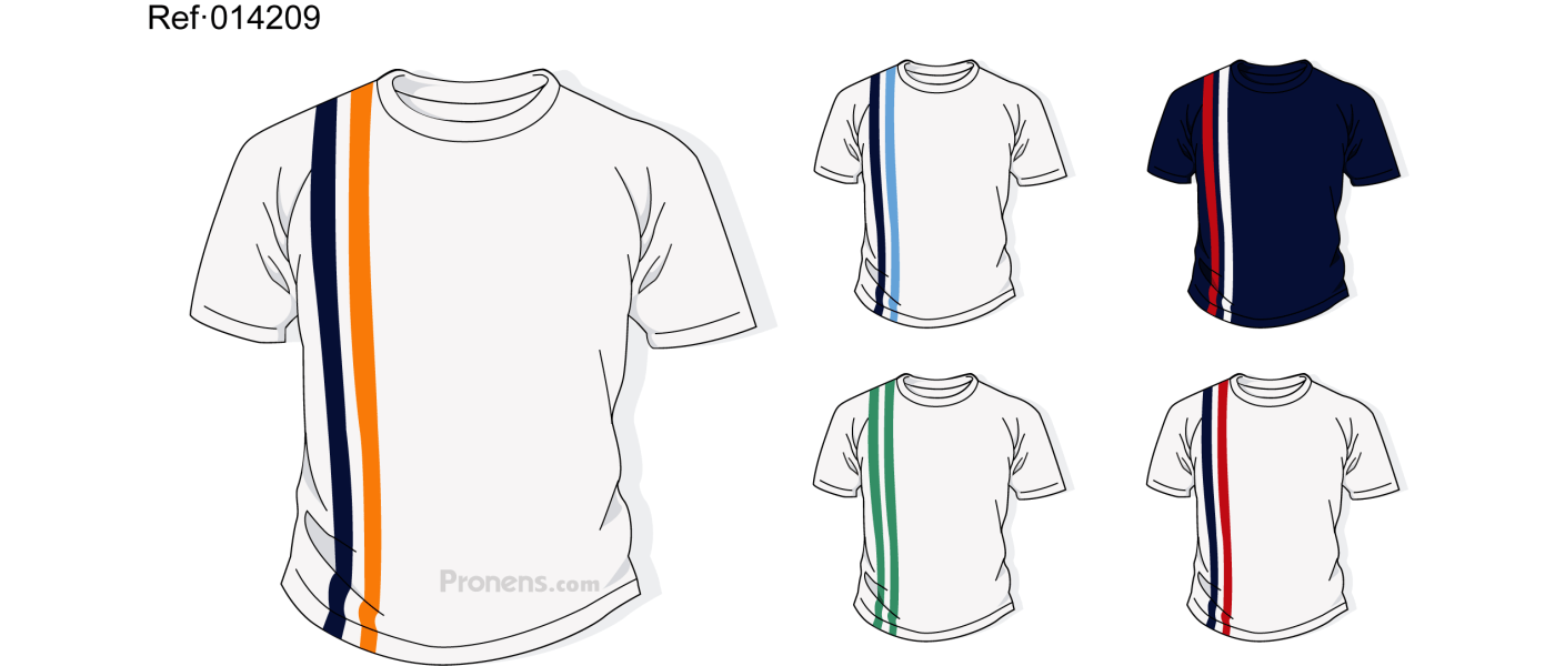 Samarreta escolar per a uniformes escolars Ref.014209 - Samarretes col·legi Pronens