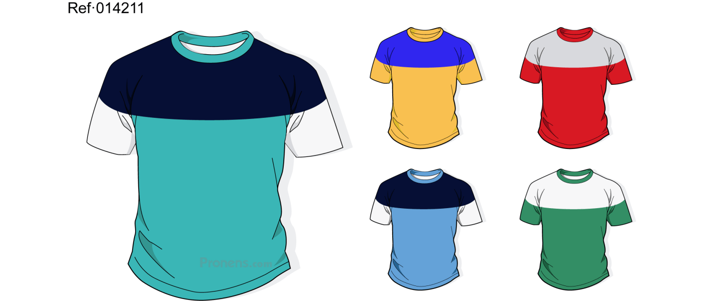 Samarreta escolar personalitzada per a uniformes escolars Ref.014211 - Samarretes escolars Pronens