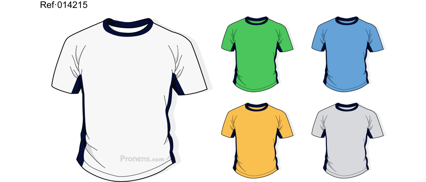 Samarreta escola personalitzada per a uniformes escolars Ref.014216 - Samarretes escola Pronens