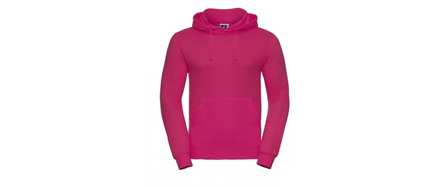 Sudarera amb caputxa personalitzada amb logotip - fúcsia
