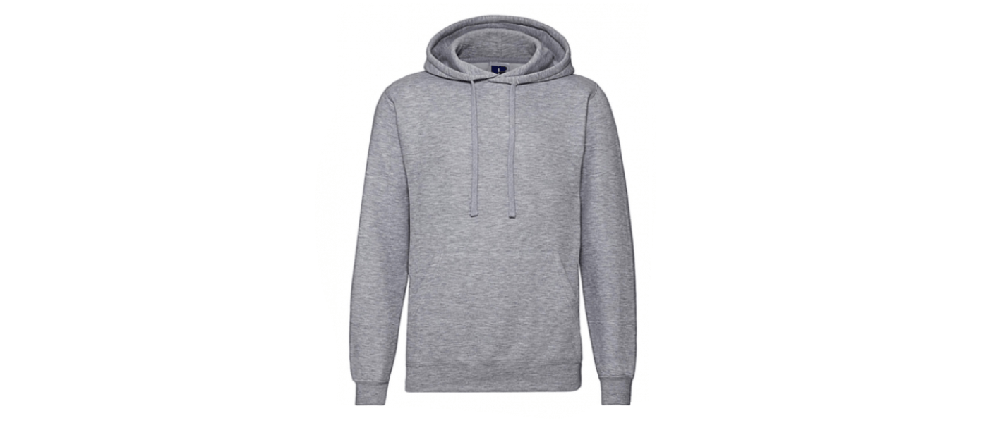 Fabricant dessuadora amb caputxa personalitzada amb logo - gris