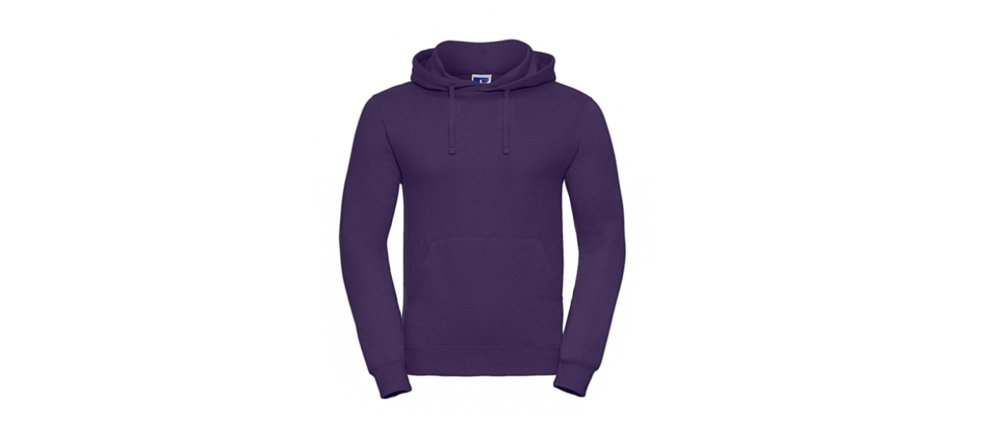 Samarreta amb caputxa personalitzada amb logotip - lila