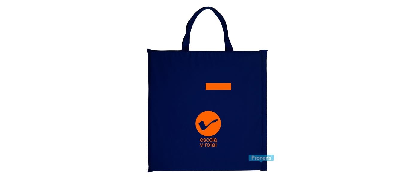 Colchoneta plegable marfega guardería de color azul marino para escola Virolai