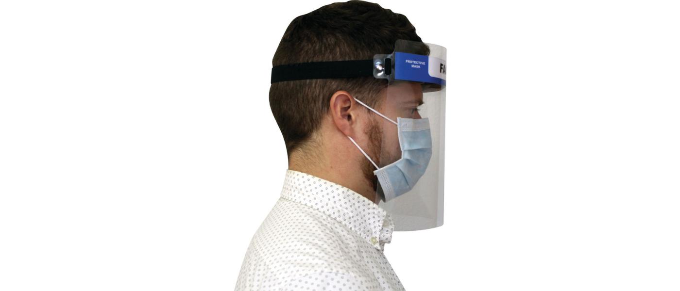 Fabricant d'écran facial protecteur personnalisé - latéral