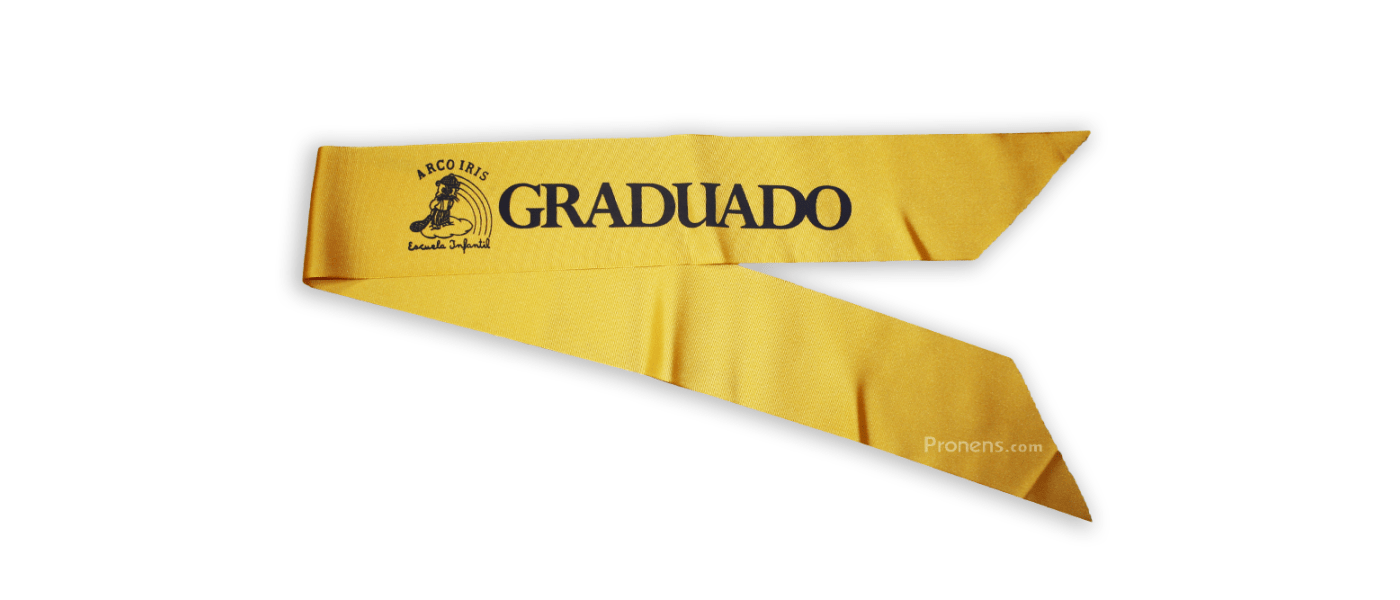 Graduation sash for nurseries and preschools - Pronens graduation sash