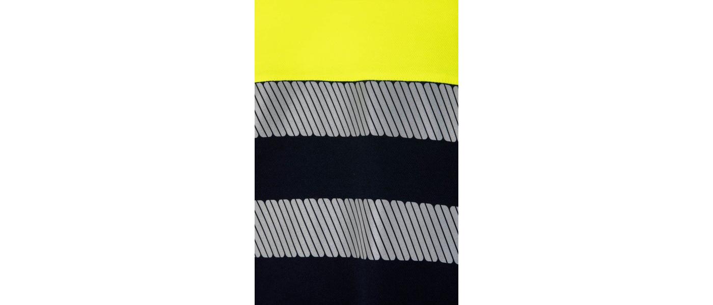 Fabricante camiseta algodón alta visibilidad personalizada - banda reflectante