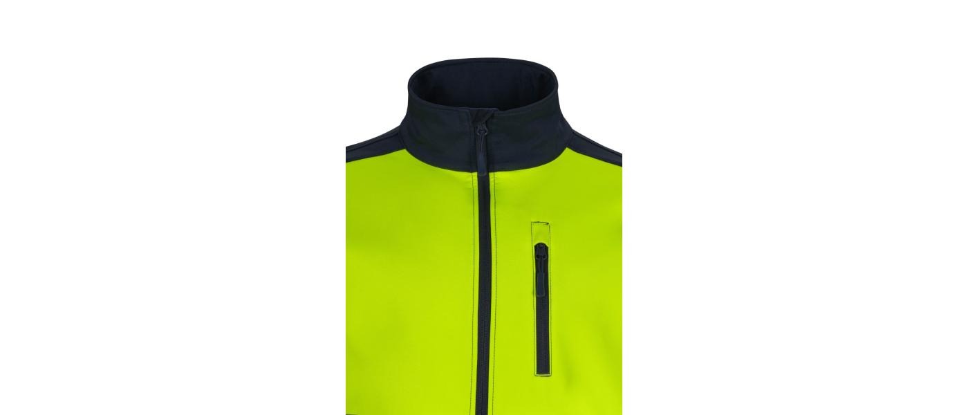 Fabricant veste softshell haute visibilité personnalisée - col