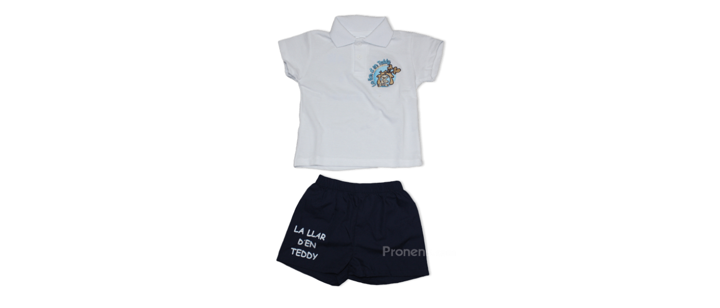 Fabricant conjunt polo personalitzat per a escoles infantils - Polos escolars Pronens.com
