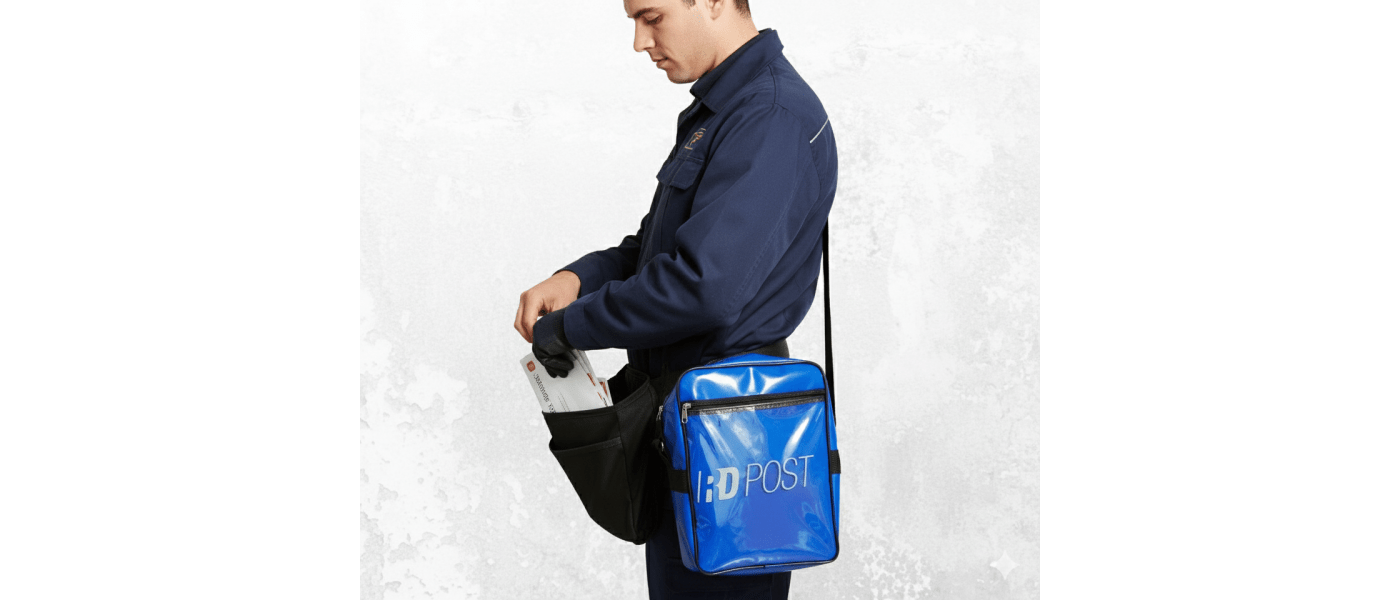Fabricante bandolera personalizada para buzoneo reparto postal - Modelo
