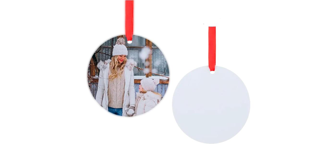 Fabricante de colgantes y detalles personalizados para árbol navidad - impresión