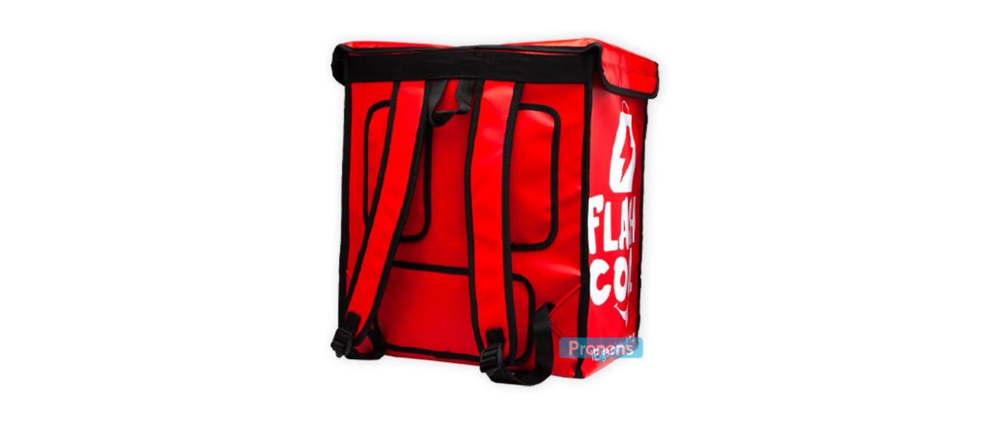 Motxilles tèrmiques per a repartiment Food Delivery personalitzades - back