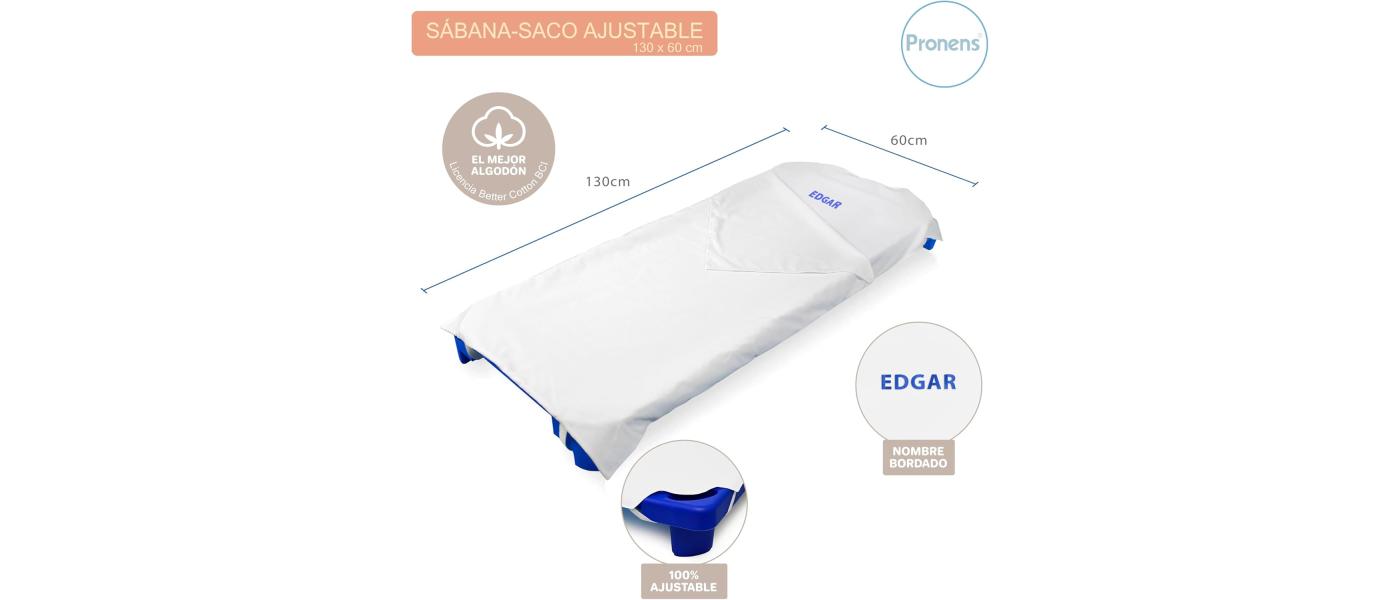 Fabricant llençol sac ajustable per a llars d'infants i escoles - mides