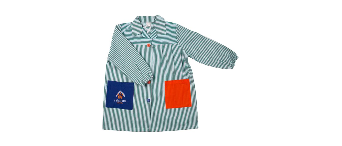 Fabricante batas escolares de botones personalizadas para colegios - salesianos