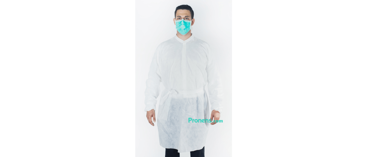 Fabricante de bata sanitaria desechable tejido no tejido 47 gr - batas sanitarias Pronens