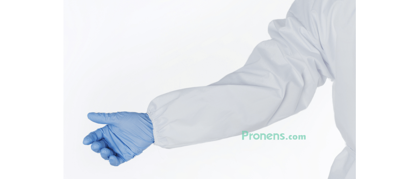 Fabricante bata protectora sanitaria impermeable personalizada - puño