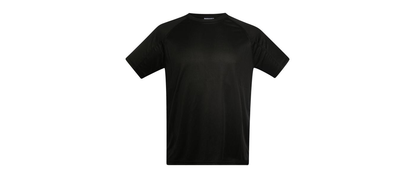 Fabricante camiseta deporte personalizada dynamic - negro