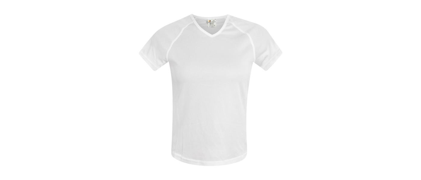 Fabricante camiseta entallada deporte mujer personalizada - blanco
