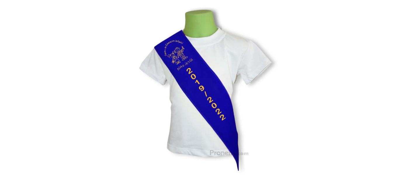 Manufacturer of Blue Graduation Sashes for Preschool - Preschool Graduation Sashes Pronens