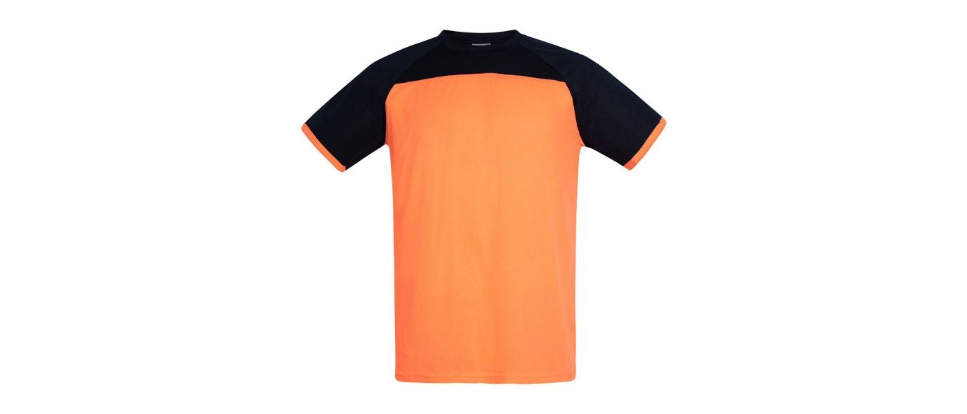 Manufacturer of personalized sports T-shirt pikas - orange