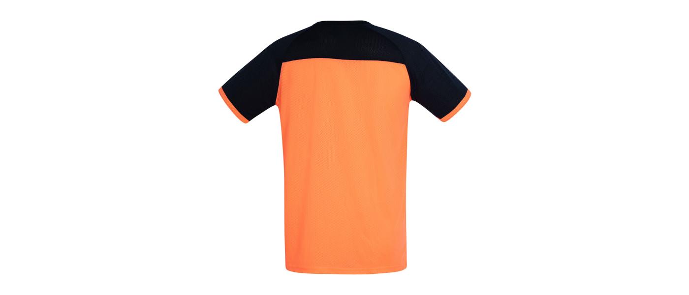 Manufacturer custom sports t-shirt pikas - orange back
