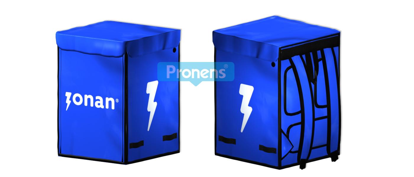 Motxilla tèrmica repartiment a domicili personalitzada color blau royal 5002 Delivery Bag per a Zonan