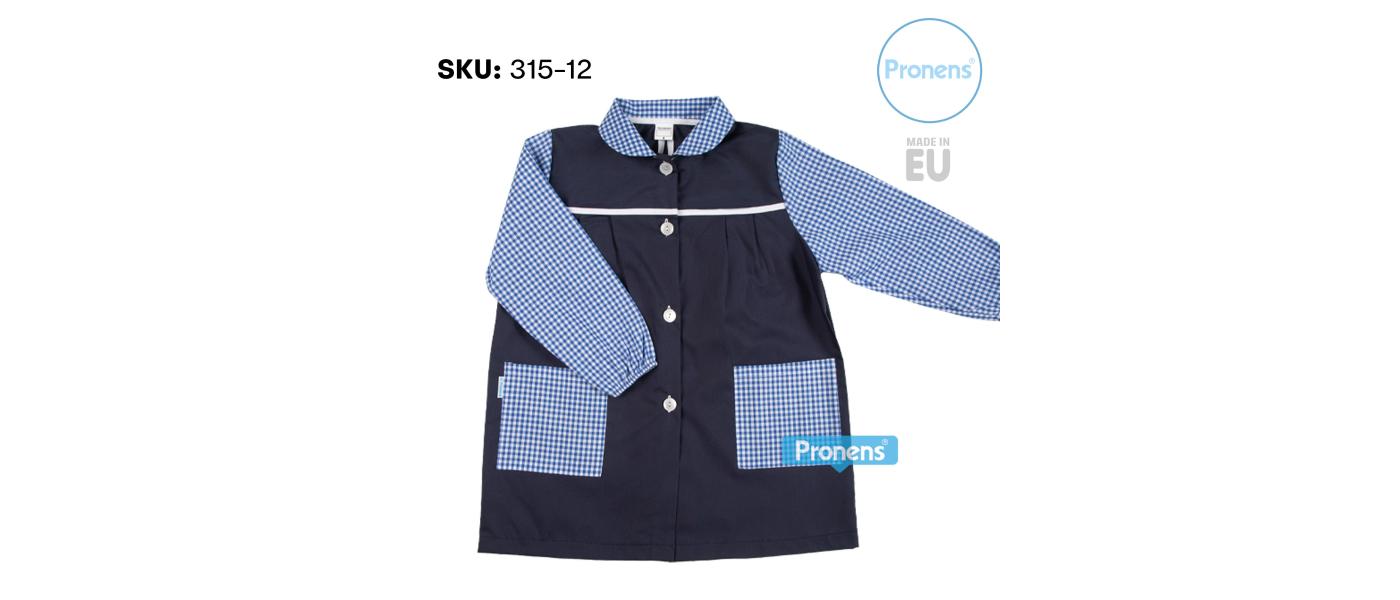 Fabricante de batas escolares personalizadas para colegios liso marino