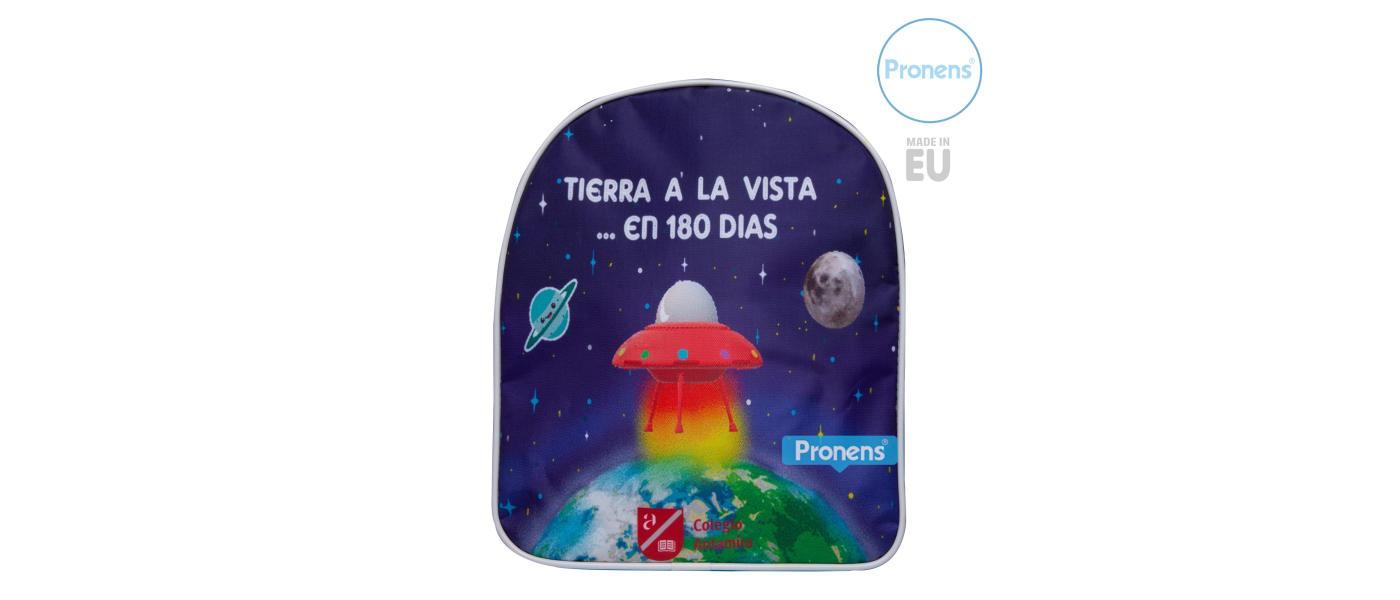 Fabricante de mochilas escolares para colegio Antamira Madrid - Mochilas escolares Pronens