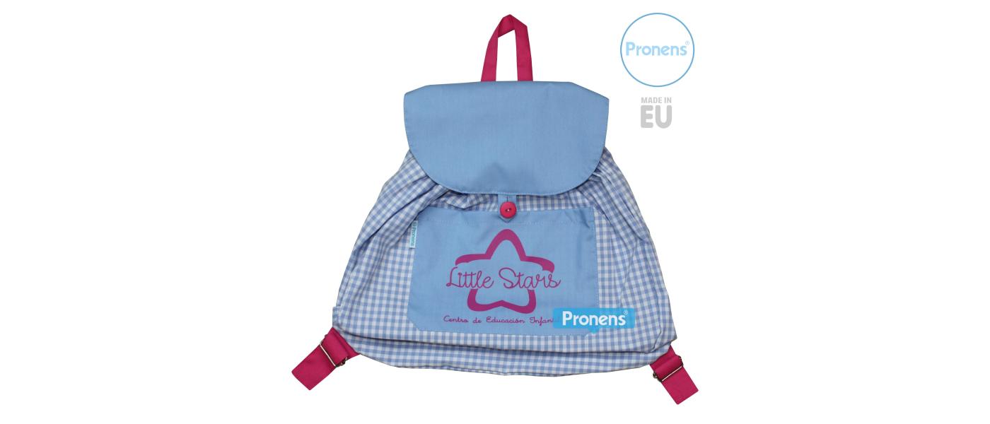 Fabricante de mochila escolar infantil personalizada Little Stars - Mochilas escolares de tela Pronens
