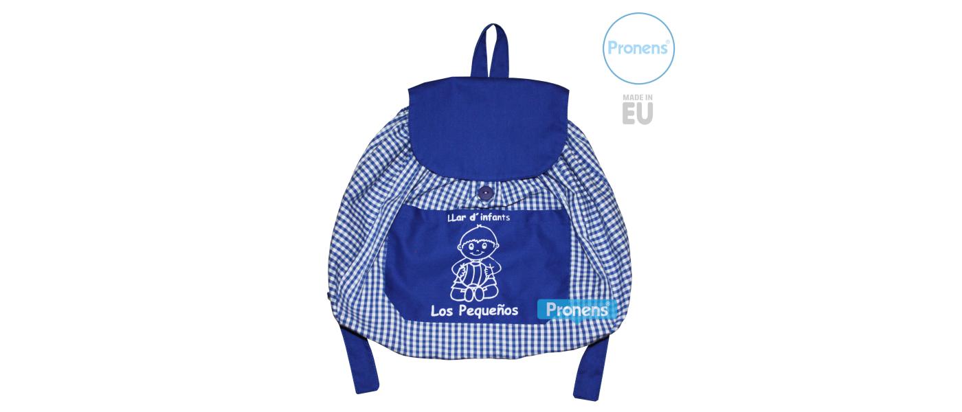 Mochila tela sin acolchar escuela infantil - Mochila escuela infantil Pronens