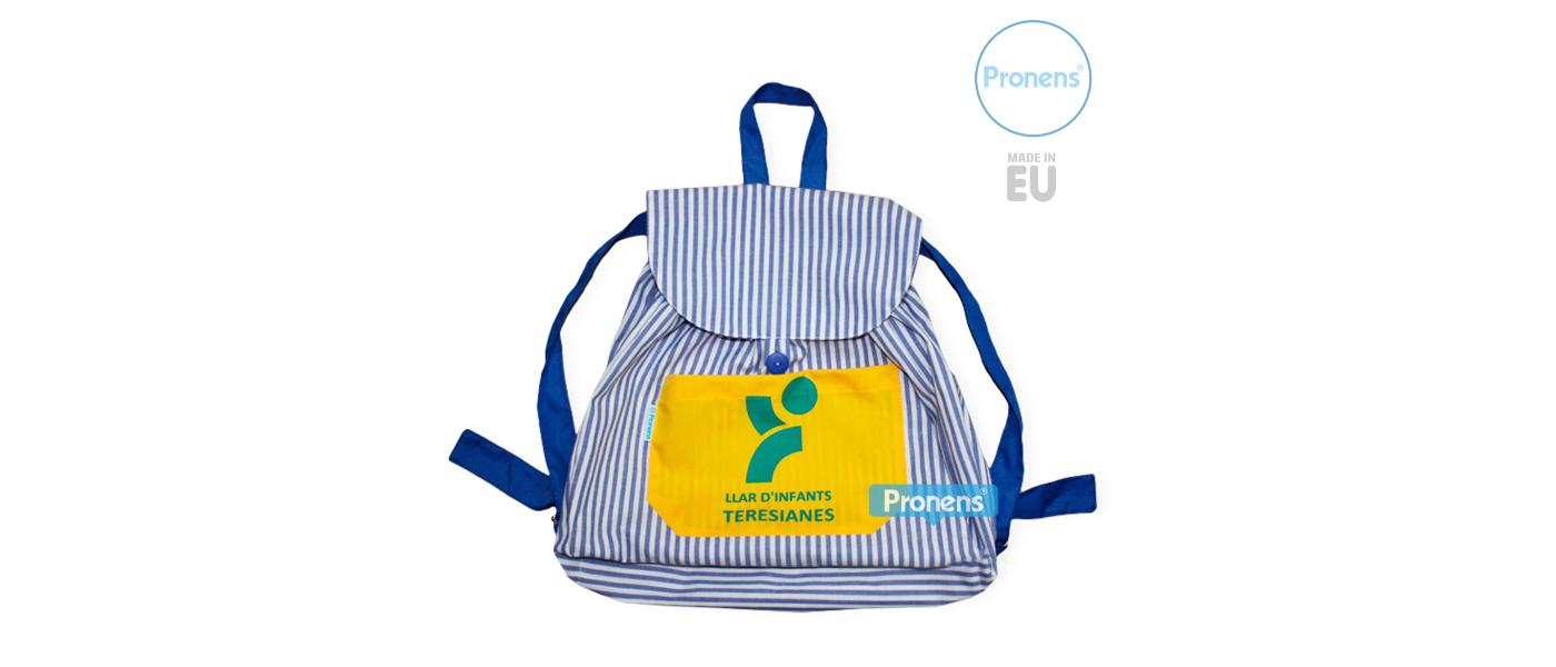 Mochila escolar infantil de tela colegio Teresianas - Mochilas infantiles escolares Pronens