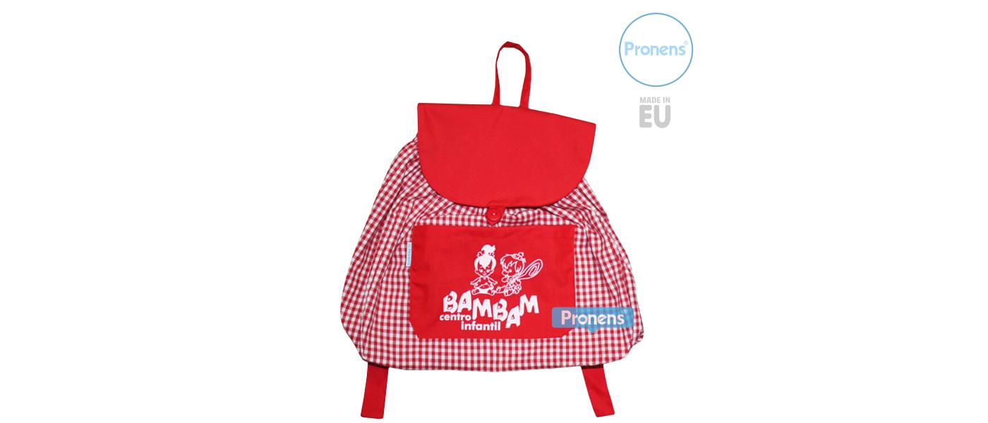 Mochila personalizada para escuelas infantiles - Mochilas escolares de tela Pronens