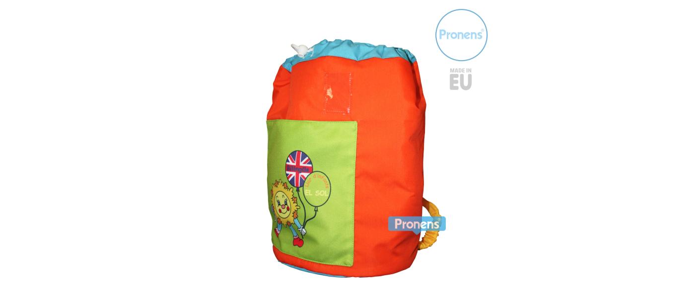 Fabricante Petates escolares de tela acolchada personalizados para guarderías, escuela infantil y colegios - sarga naranja