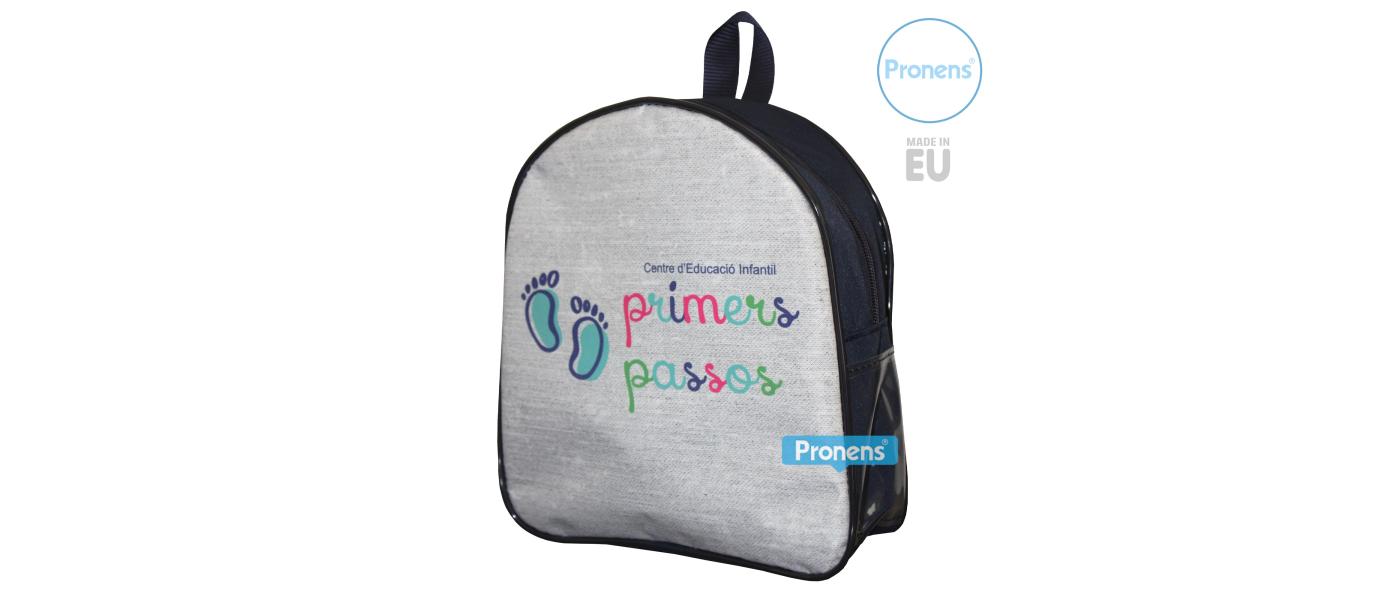 Fabricante mochila guardería escuela infantil personalizada - escuela infantil primers passos