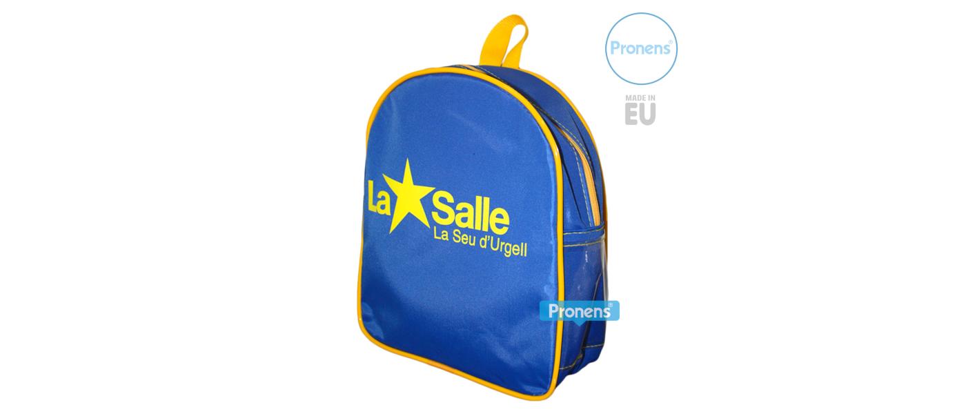 Fabricante de mochilas escolares para colegio La Salle - Mochilas escolares Pronens