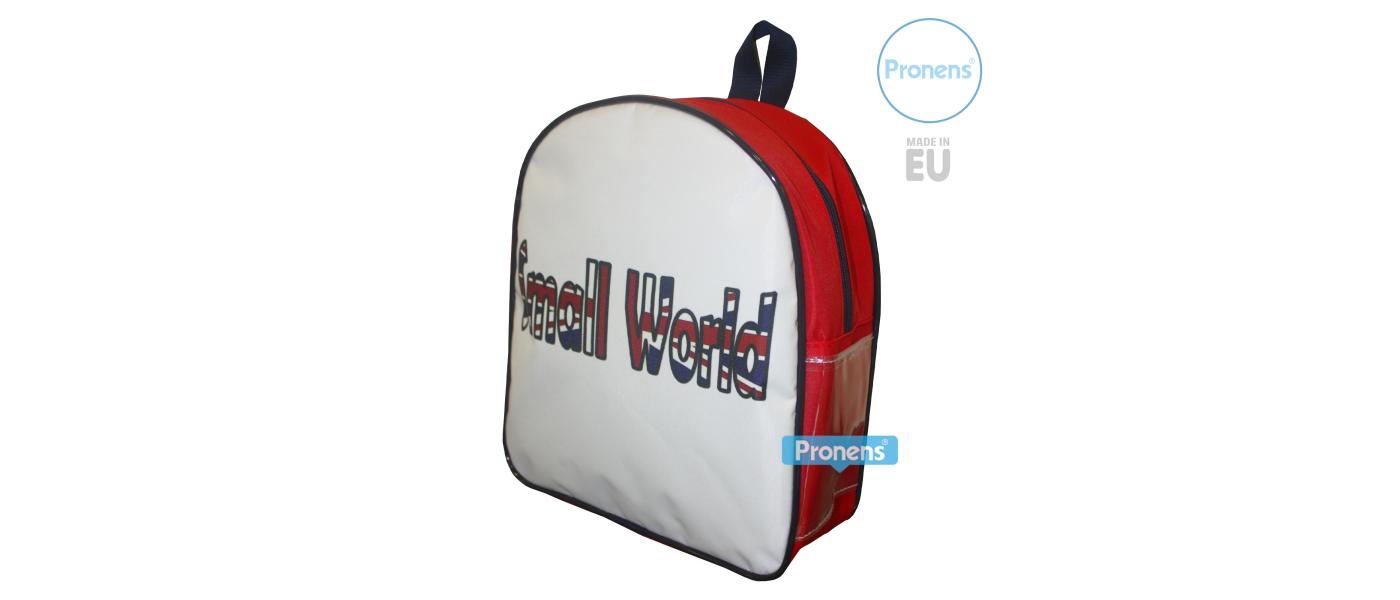 Fabricante de mochilas escolares para colegio Small World - Mochilas escolares Pronens