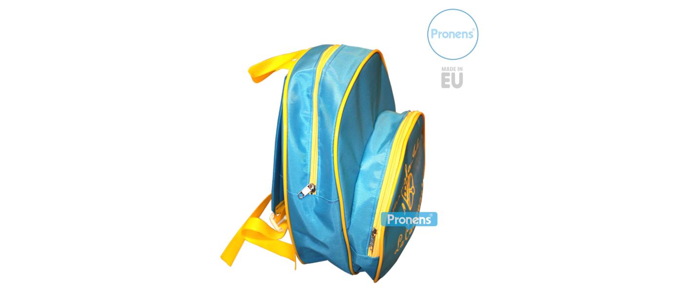 Mochilas escolares nylon personalizadas con bolsillo exterior para escuela infantil Campaneta